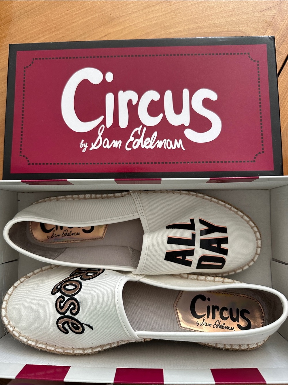 Circus by Sam Edelman White Canvas 'All Day' Slip-On Espadrilles